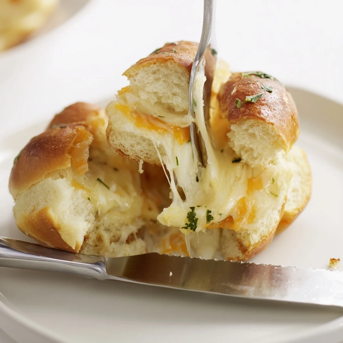 Mini Grilled Cheese Hawaiian Rolls Recipe glowing with gooey cheese and buttery crust