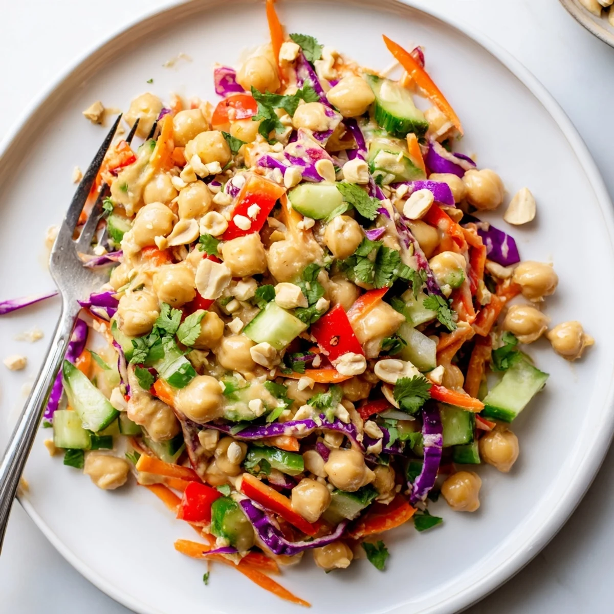 Crunchy Thai Chickpea Salad
