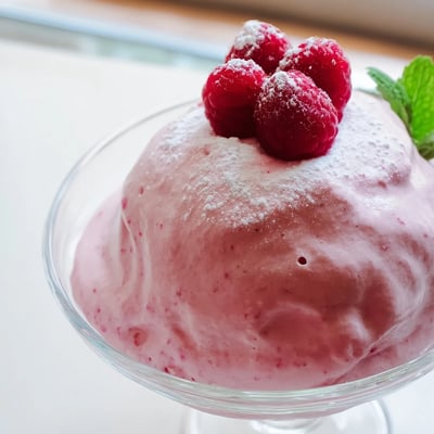 Fresh Raspberry Cloud Mousse