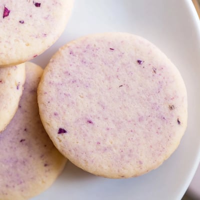 Lilac Sugar Cookies