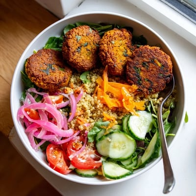 Crispy Falafel Grain Bowl